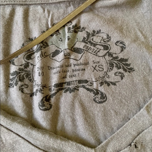 Edc by Esprit V Neck Short Sleeve Graphic T Shirt - Picture 8 of 8